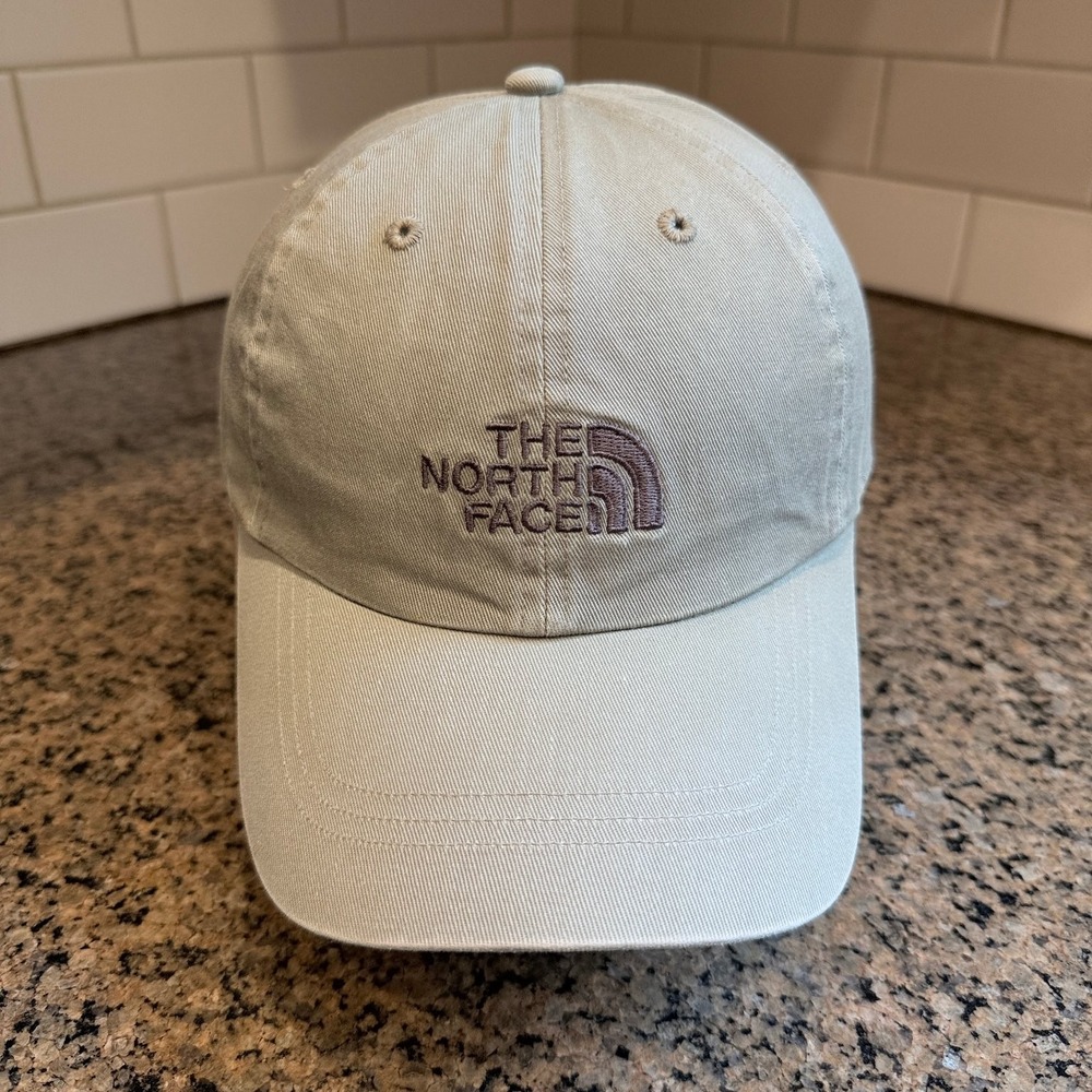The North Face Hat One Size Adjustable Khaki Tan 100% Cotton Cap